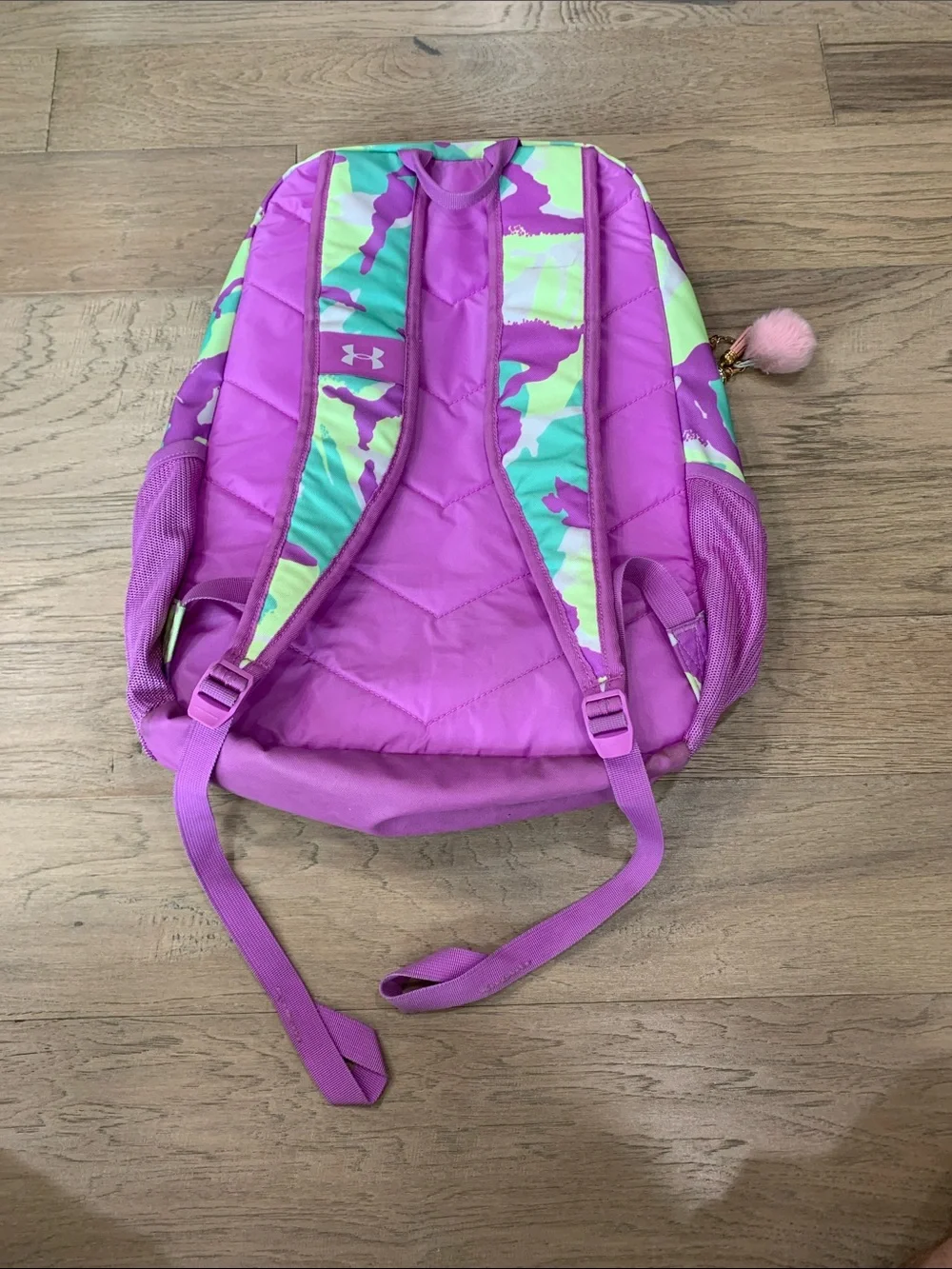 Under Armour UA Scrimmage Storm Backpack Purple Green Yellow Tye Die